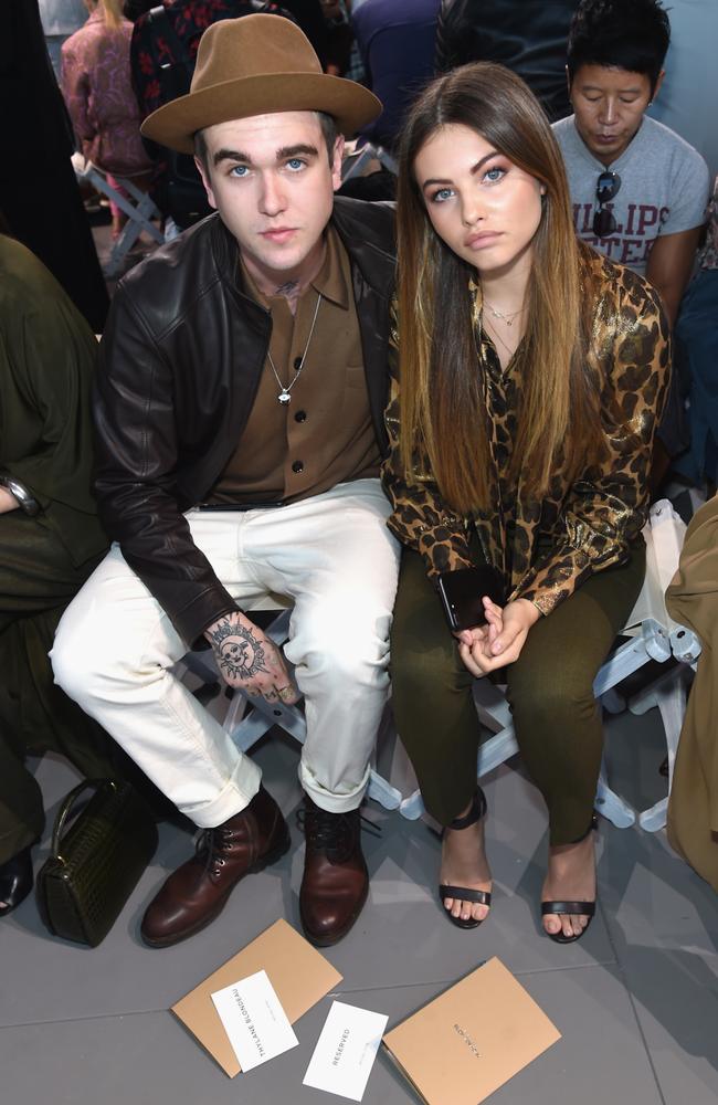 Gabriel Day Lewis and Thylane Blondeau attend the Michael Kors Collection Spring 2018 Runway Show. Picture: Getty for Michael Kors