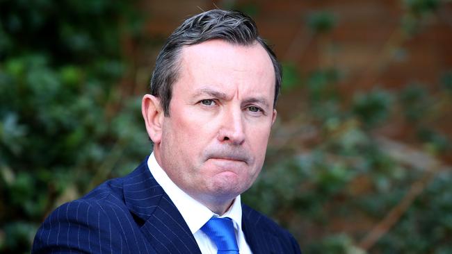 WA premier Mark McGowan says returned travellers will now be tested on their first, fifth and 13th day in hotel quarantine. Picture: Colin Murty The Australian