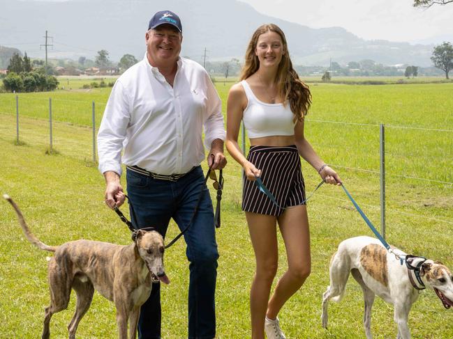 GRNSW CEO Rob Macaulay and daughter Mackenzie.