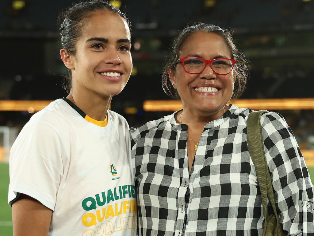 Fowler with Cathy Freeman, early 2024. Picture: Robert Cianflone/Getty Images