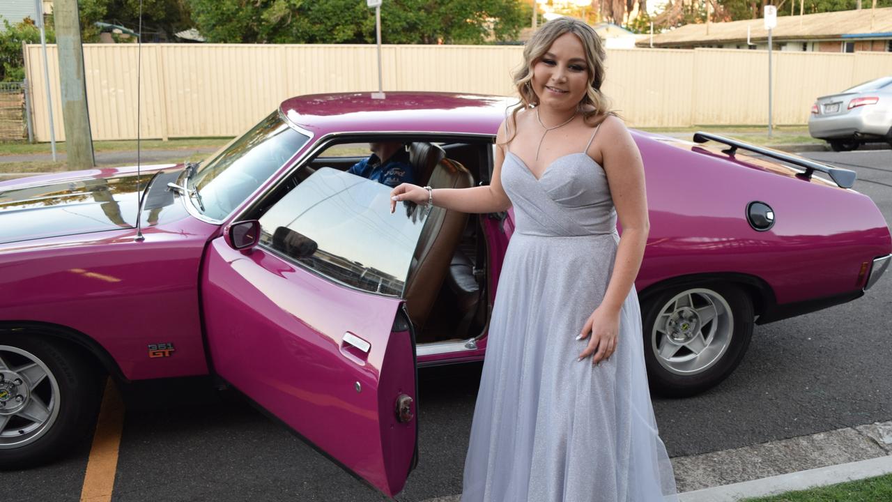 Ella Lapthorne arrived in a Ford GT.