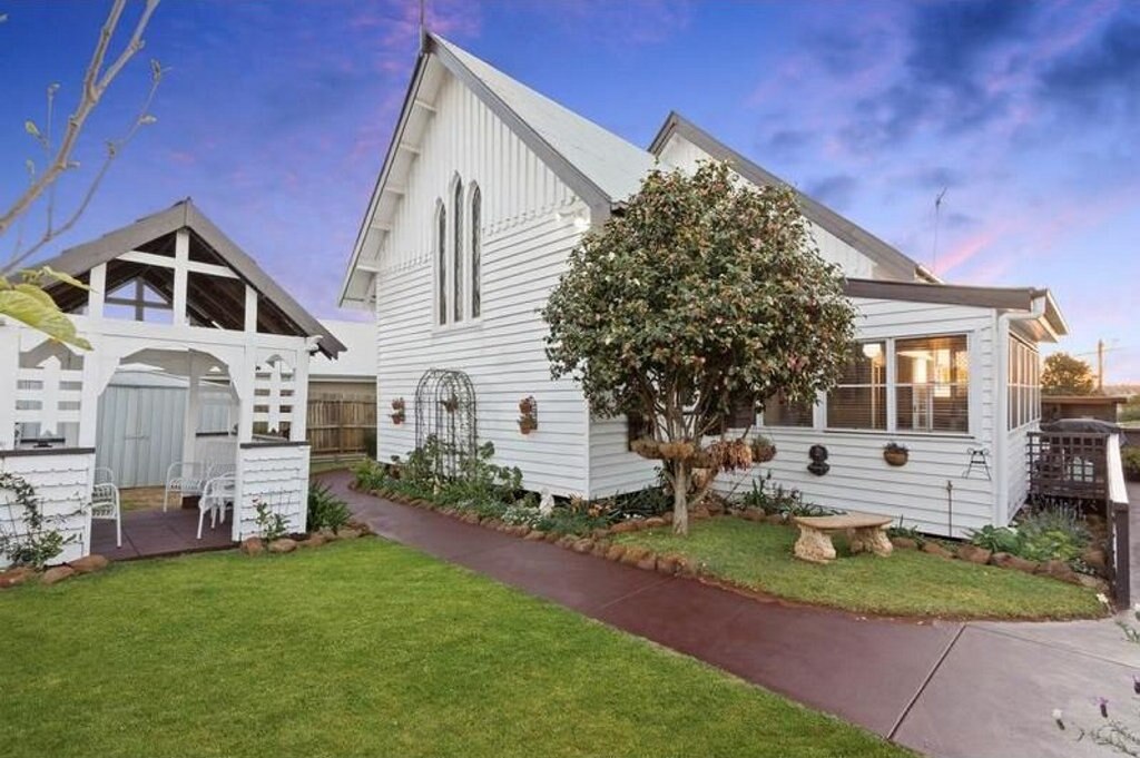 HOLY SALE: A former church in North Toowoomba, that has been turned into a beautiful home, is now for sale. Picture: Colliers International