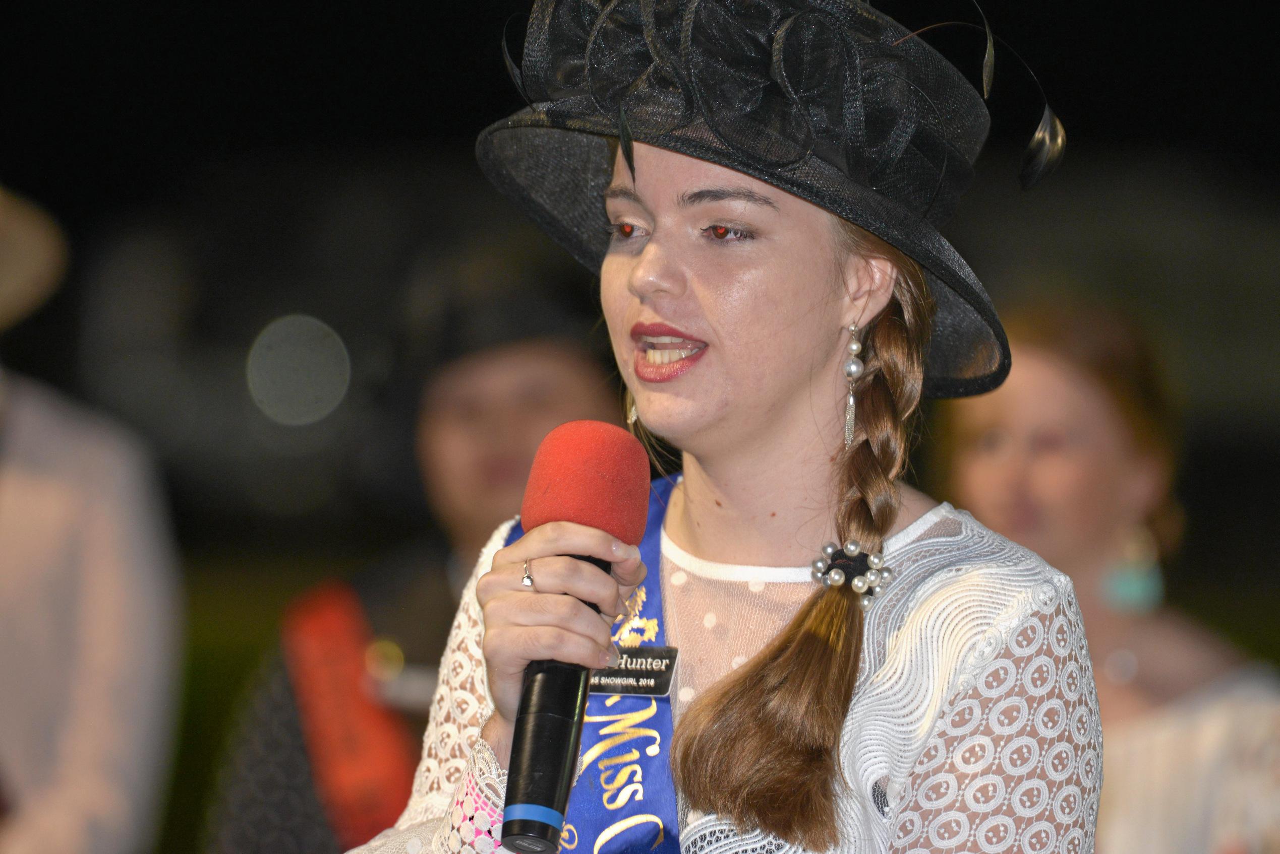 Reigning Cairns Showgirl Georgia Hunter officially opens the Warwick Show on Friday night. Picture: Gerard Walsh