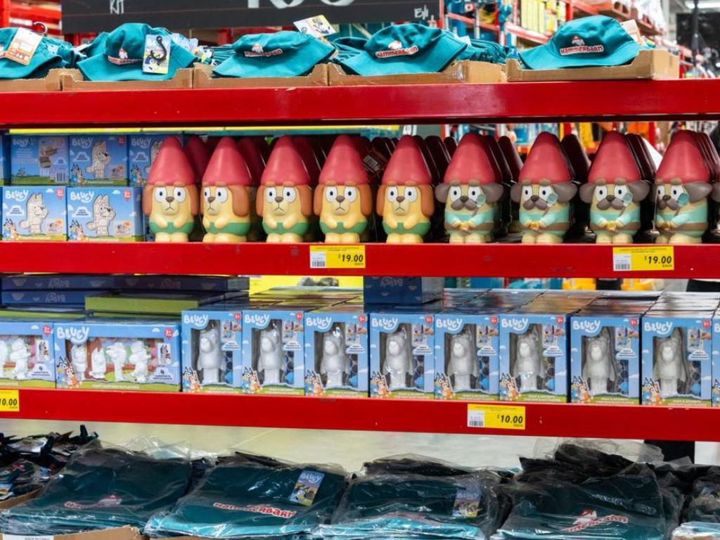 Bluey gnomes are back at Bunnings. Picture: Supplied