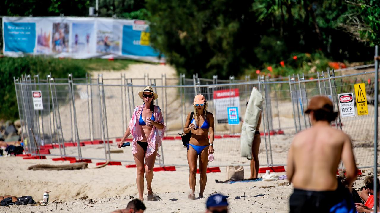 On February 12, construction began on the Tallebudgera boardwalk/Oceanway upgrade which will connect Tallebudgera Creek Park to the Gold Coast Oceanway. Picture: Glenn Campbell