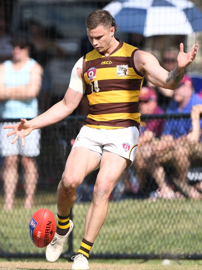 Aspley Hornets defender Liam Dawson. Photo: Highflyer Images.