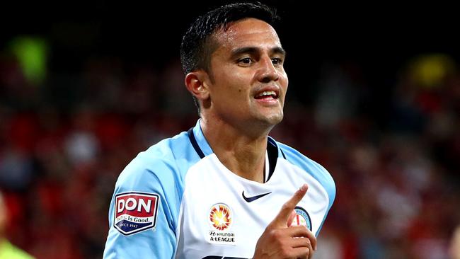 Tim Cahill will lead Melbourne City in the FFA Cup final. Picture: Gregg Porteous