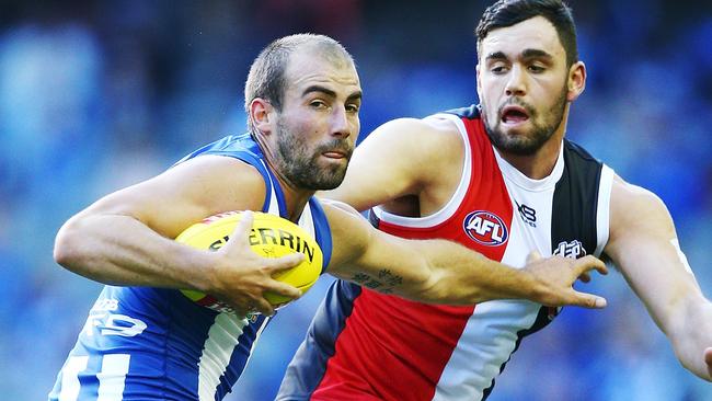 Cunnington never takes a backwards step on the footy field. Picture: Getty