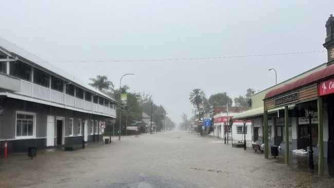 The town of Laidley has suffered severe inundation from Ex-Tropical Cyclone Alfred.