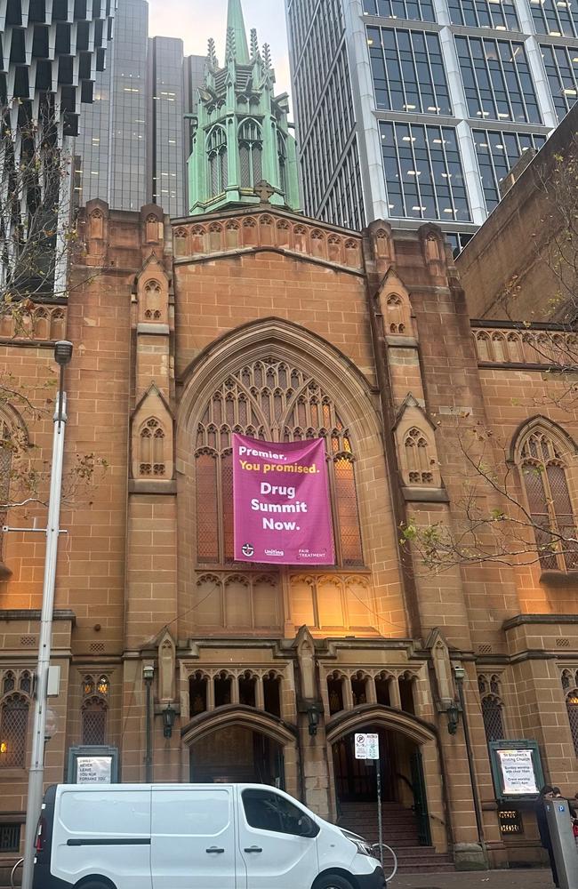 Uniting NSW/ACT unfurled the demand on St Stephen’s church