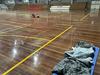 Inside a flood relief centre