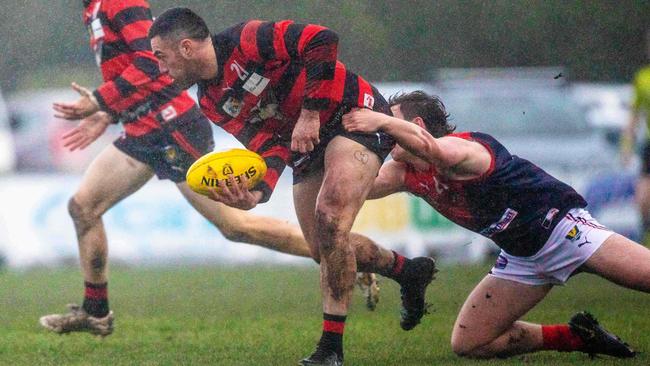 Lauderdale co-captain Phil Bellchambers says the Bombers have the “cattle” to go all the way in the SFL Premier League this season. Picture: Linda Higginson
