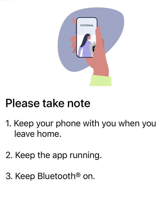 The Australia government's COVIDsafe contact tracing app.