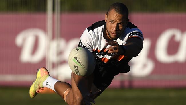 Moses Mbye is weighing up a mid-season move to the Dragons. Picture: Albert Perez/Getty Images