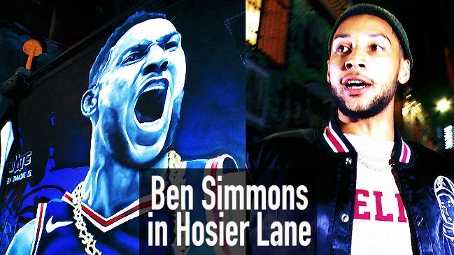 Ben Simmons in Hosier Lane