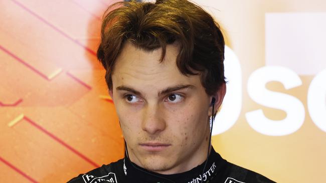 MEXICO CITY, MEXICO - OCTOBER 26: Oscar Piastri of Australia and McLaren looks on in the garage during final practice ahead of the F1 Grand Prix of Mexico at Autodromo Hermanos Rodriguez on October 26, 2024 in Mexico City, Mexico. (Photo by Chris Graythen/Getty Images)