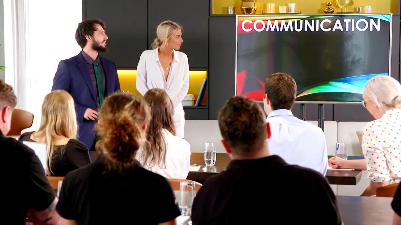 The teams were thrown into the business world. Picture: Channel 9