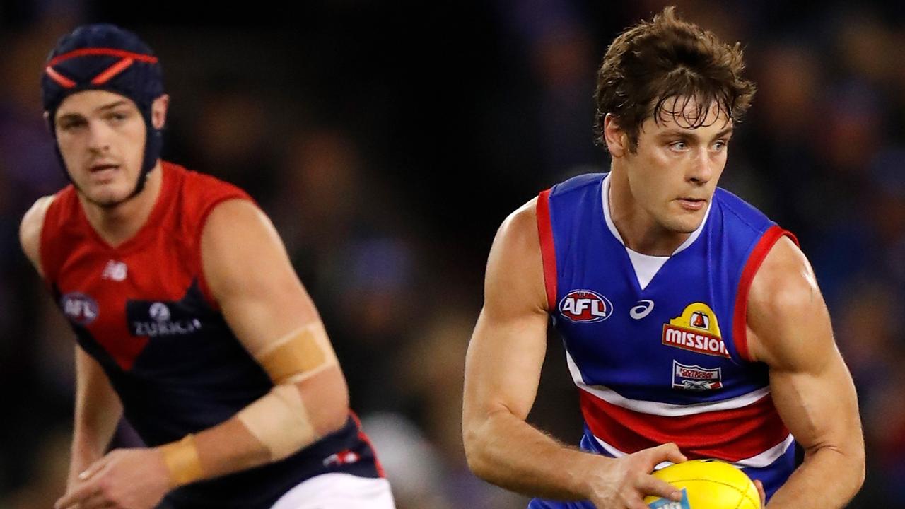 The Bulldogs’ clash with the Demons in Round 13 has split our tipsters. (Photo by Michael Willson/AFL Photos via Getty Images)
