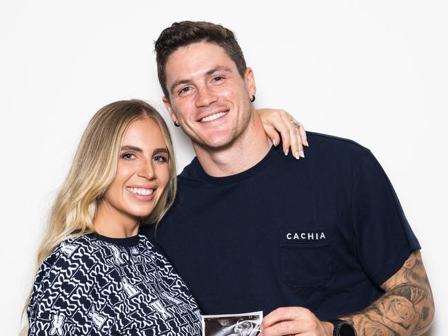 Mikayla has given husband Jack the green light to play against the Lions – even if she goes into labour before the game.