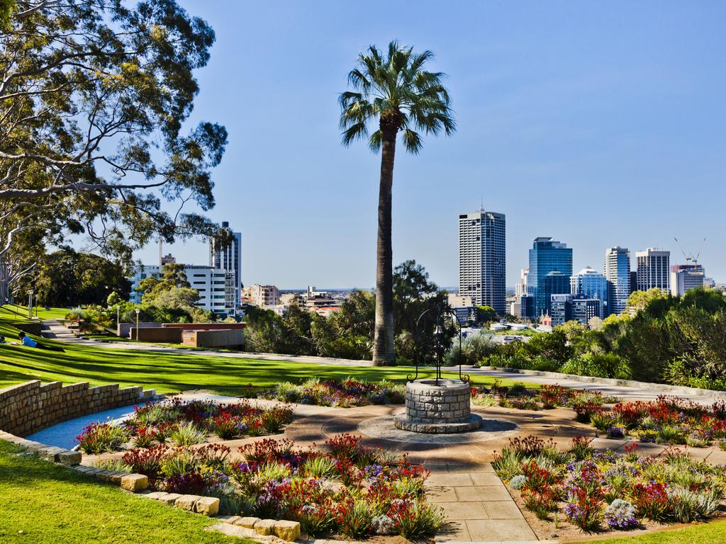 Stretch your legs before your flight to Paris with a visit to Kings Park in Perth. Picture: Getty Images