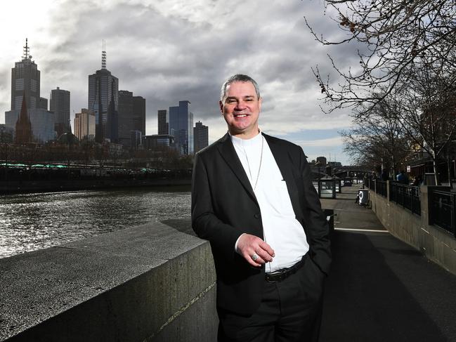 31/07/18 Incoming Archbishop of Melbourne Peter Comensoli. Aaron Francis/The Australian