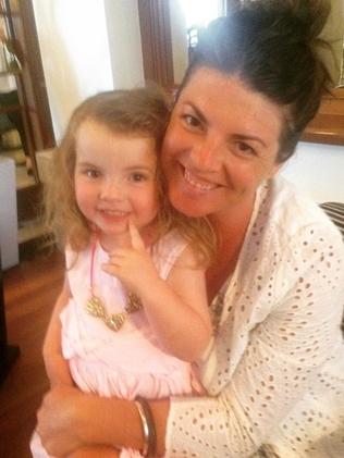 Samantha with her daughter Georgie.