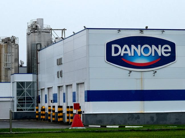 French Dairy firm Danone's Russian plant near Chekhov, outside Moscow. Picture: AFP