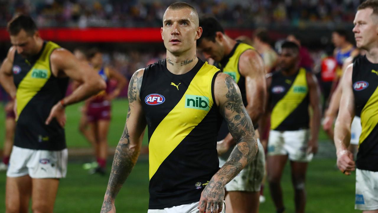 Dustin Martin’s future at Richmond is uncertain. Picture: Getty Images