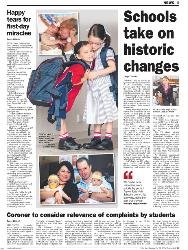 The Courier-Mail from 2008.