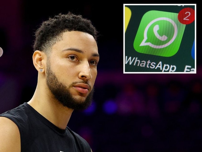 Ben Simmons leaves Nets team chat