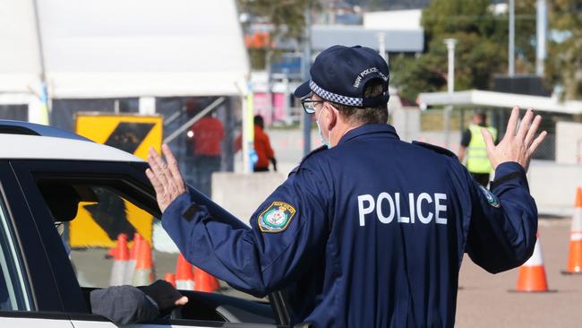 Police have issued three PINs and are speaking with more attendees. Picture: NCA NewsWire/Peter Lorimer.