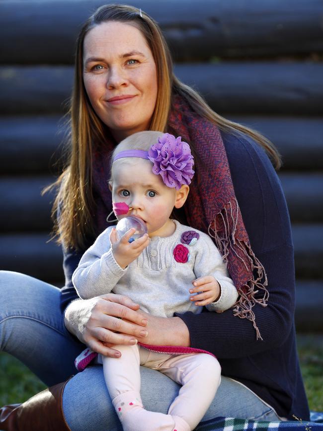 Angie said her worst fear was that she would lose her daughter Montana. Picture: Sam Ruttyn