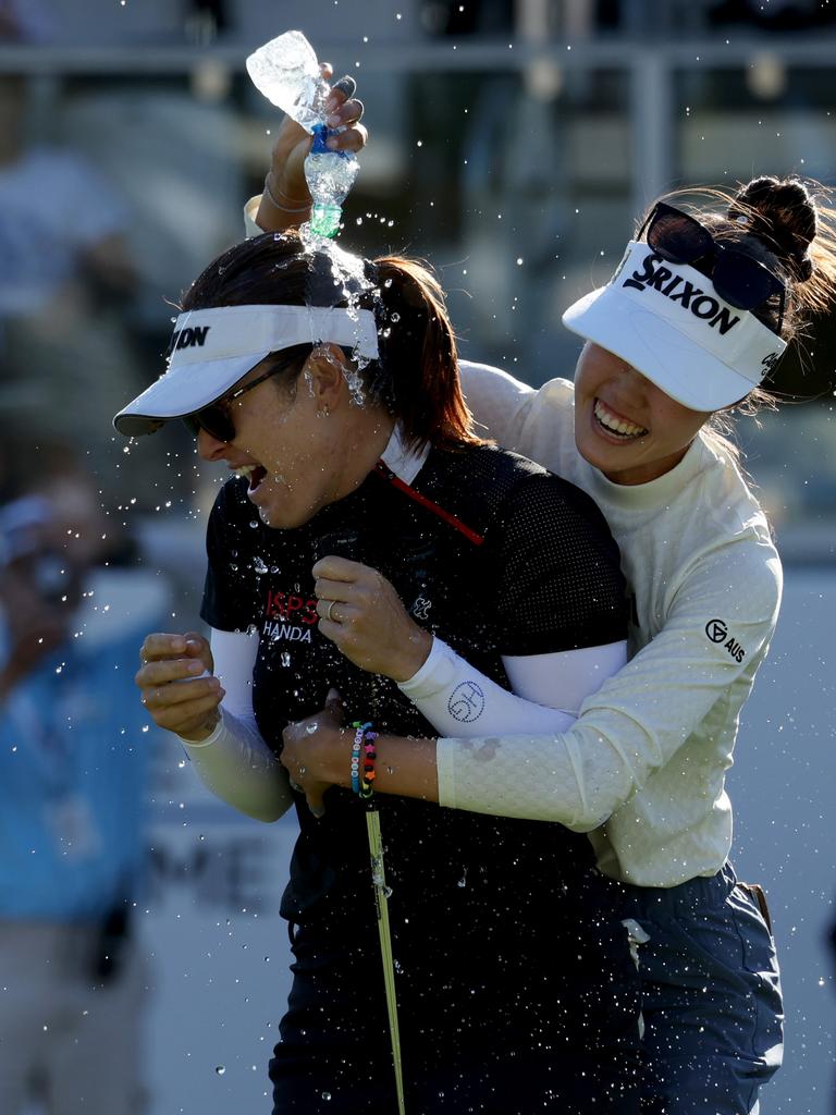 Hannah Green (L) and Kim will both be in the spotlight. Picture: Harry How/Getty Images