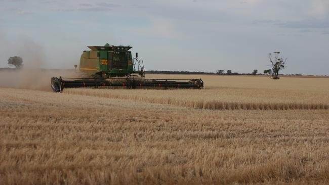 Uncertain times: Harvest contractor Ian Langridge says the NSW border restrictions have highlighted the “huge gap” between city and country.