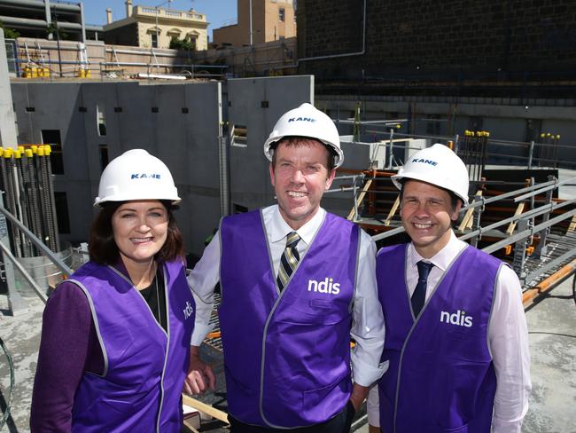 National Disability Insurance Agency CEO Rob De Luca (right). Picture: Peter Ristevski