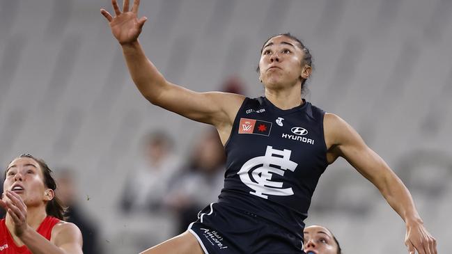 Carlton star Darcy Vescio said the Blues wanted a coach who would ‘drive professionalism’ among the playing group. Picture: Darrian Traynor/Getty Images