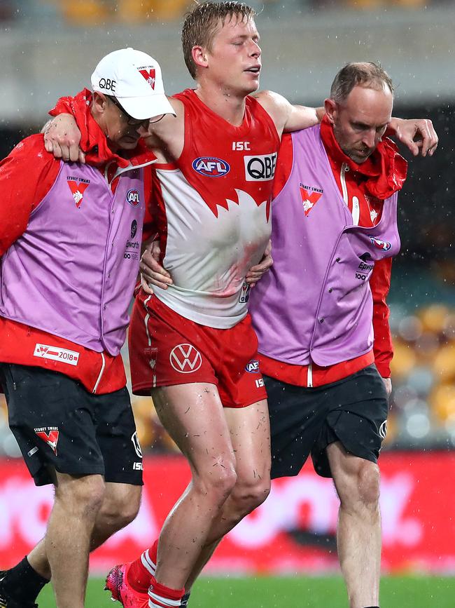 Heeney’s past two seasons have been ravaged y injury. Picture: AFL Photos/Getty Images