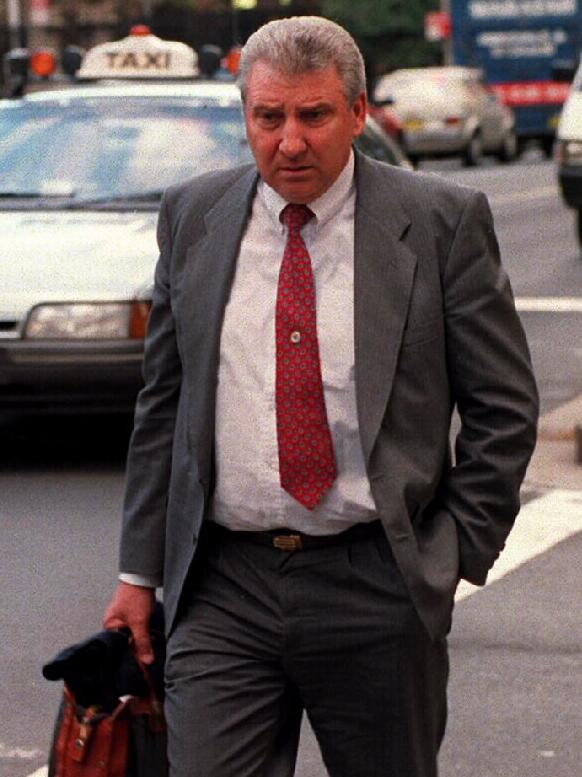 Graham "Chook" Fowler leaves a Royal Commission hearing. File picture