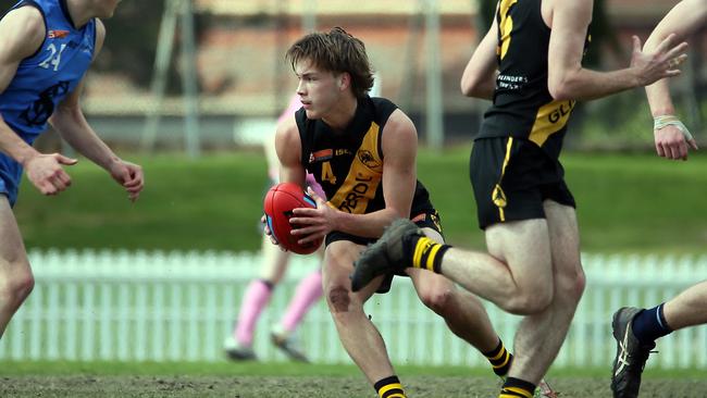 Prolific Glenelg player Archie Lovelock has put together a strong 2022 season. Picture: SANFL/Peter Argent