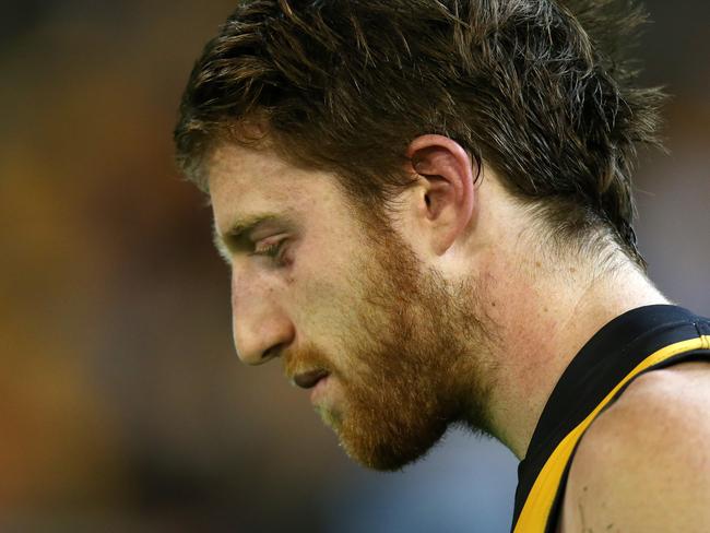 Reece Conca needs to improve his fitness to add depth to Richmond’s midfield. Picture: Wayne Ludbey