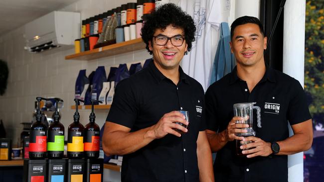 Origin Tea co-founders Lawrence and Chris Seaton.