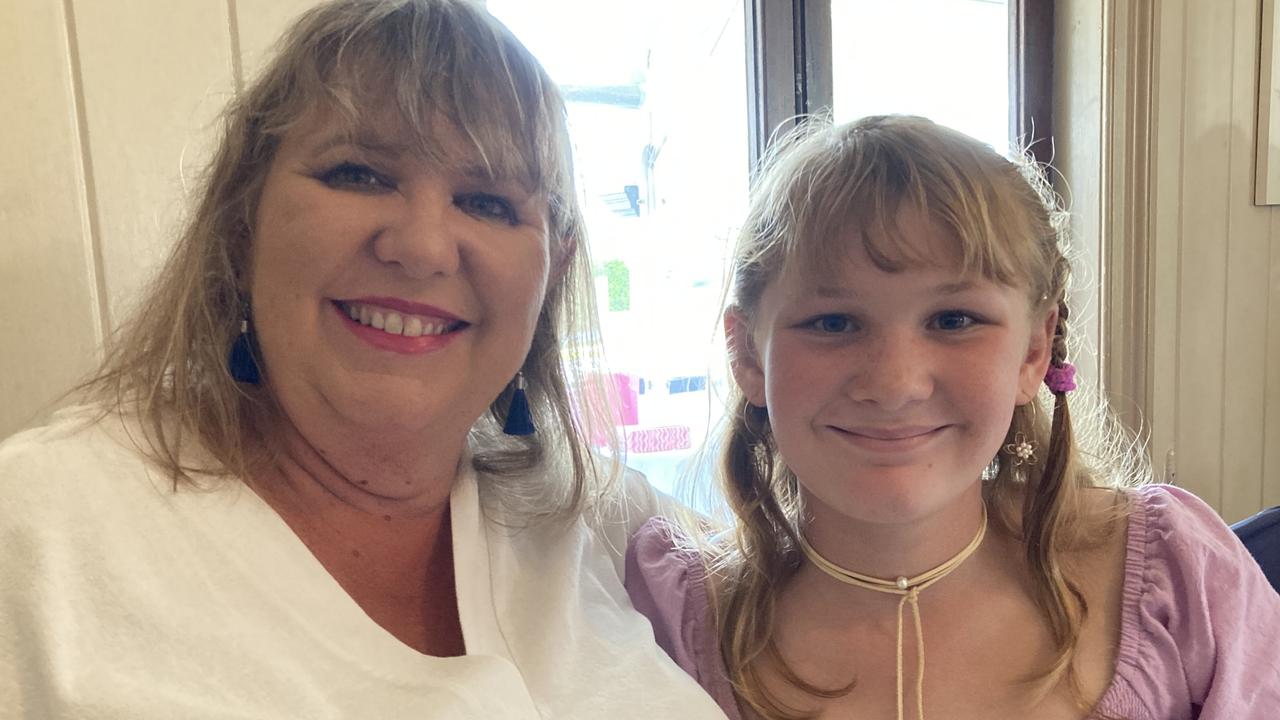 Gympie high tea for International Women's Day – Lisa and Chloe Mawhinney.