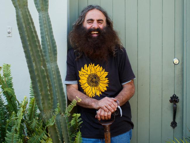 Costa Georgiadis at his Bondi home. Picture: Tim Pascoe