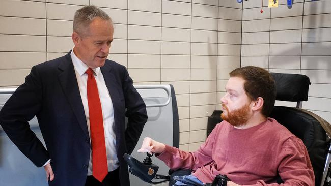 Bill Shorten announced he had tested positive on Saturday. Photo: NCA NewsWire/Luis Enrique Ascui