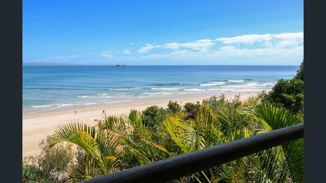 This home at Wategos beach has reportedly sold for a record-breaking $22 million.