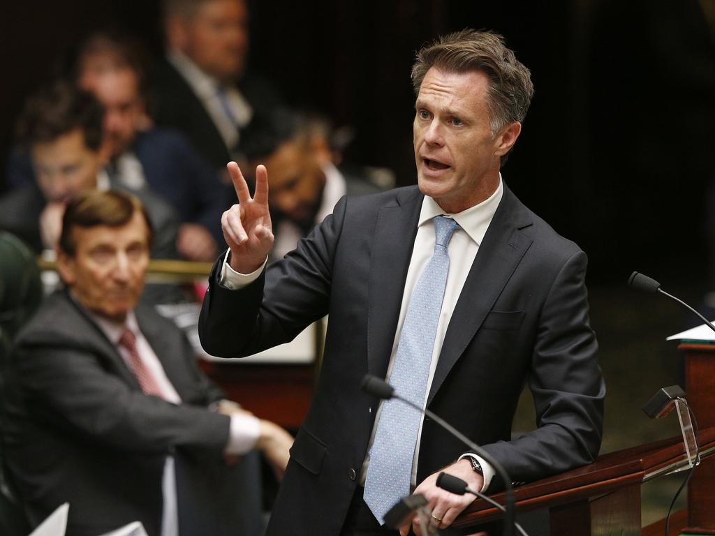 Premier Chris Minns speaks during Question Time in NSW Legislative Assembly. Picture: NewsWire / John Appleyard