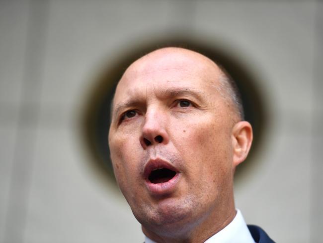 Peter Dutton is well known for his gaffes over the years. Picture: AAP