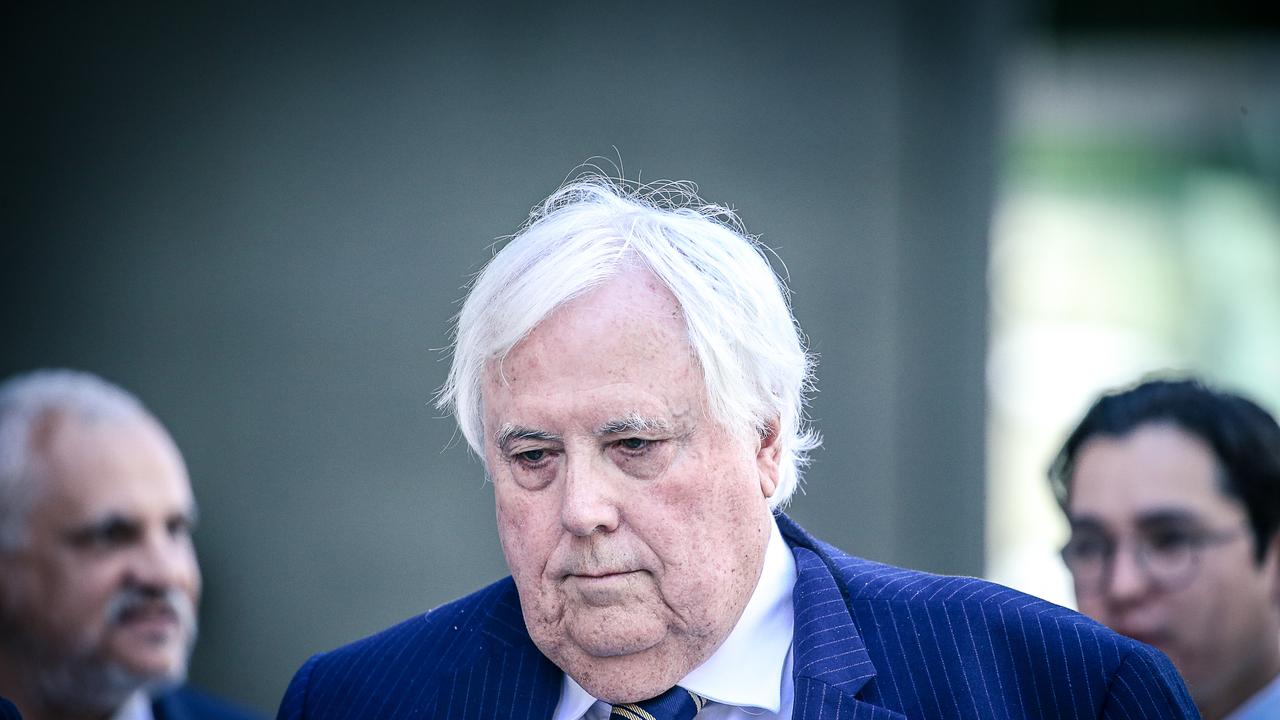 Clive Palmer will spend $2m on his Voice campaign. Picture: Glenn Campbell/NCA NewsWire