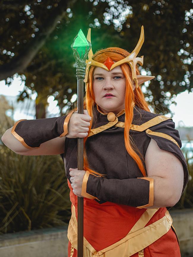 Clara as Keyleth from Critical Role. Picture: Ham Photography