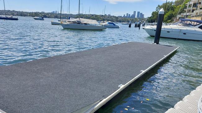 The long-awaited pontoon at the Balmain Sailing Club is now ready for action.